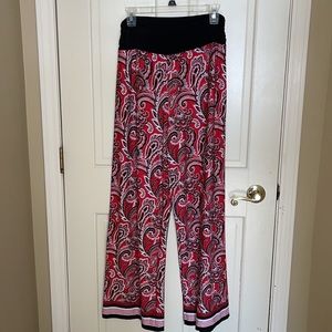 Ladies Pull On Wide Leg Pants